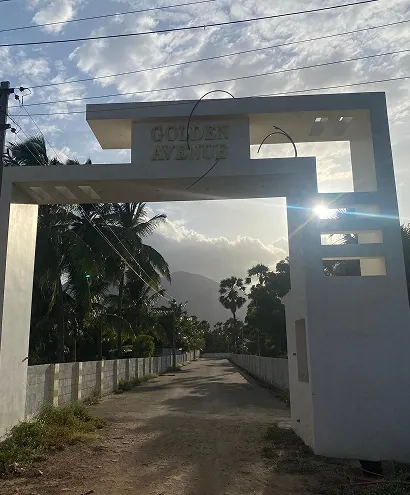 Residential Plot Front View in Panakudi